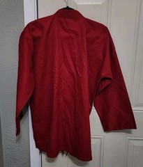 Century Sz 3 Martial Arts Red Canvas Kimono Top Jacket Adult Small Karate