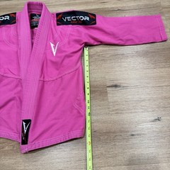 Vector Sports Attila Series Kids K3 Brazilian Jiu Jitsu Gi Jacket Pink BJJ Top