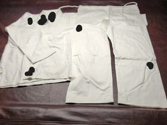 White Jiu Jitsu Gi A0 A1 A4 A5 A3H A2H A1L A2L Adult Karate KZ110