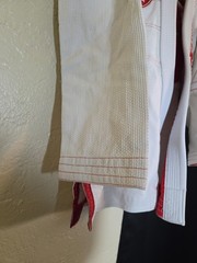 Gracie Barra Storm Kimono Jacket Only Adult Size A0 White MMA Jiu Jitsu BJJ GUC