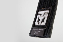 MOOTO Mooin Black Belt (vintage style premium black belt) width 4.5cm TKD Karate