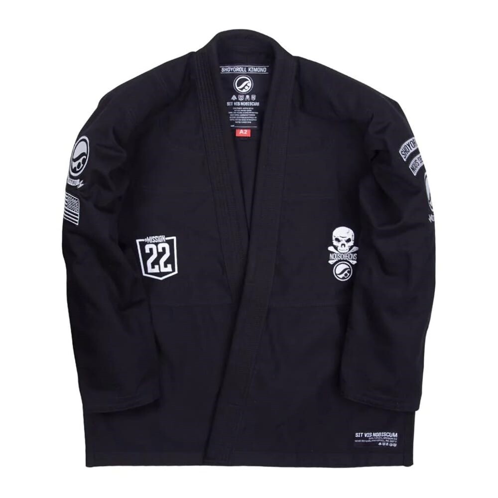 Shoyoroll BJJ Gi Batch 66 Mission 22 Project Black JIU JITSU Kimono Brand New