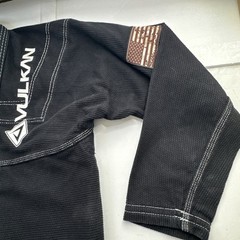 VULKAN Jiu Jitsu GI Pro Light Top FightWear Jacket Black Sz- A2 #2078