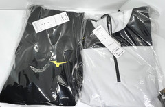 Mizuno Sauna suits Weight loss wear top and bottom set Silver Gray Black MSS-SET