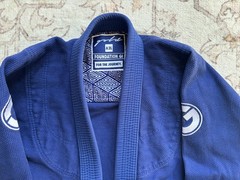 Gold BJJ Foundation Gi A2L Blue Jiu-Jitsu Pearl Weave Jacket