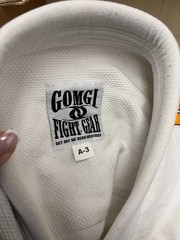 Get Off Me Gear Brazilian Jiu Jitsu Gi Size A-3 White BJJ Martial Arts
