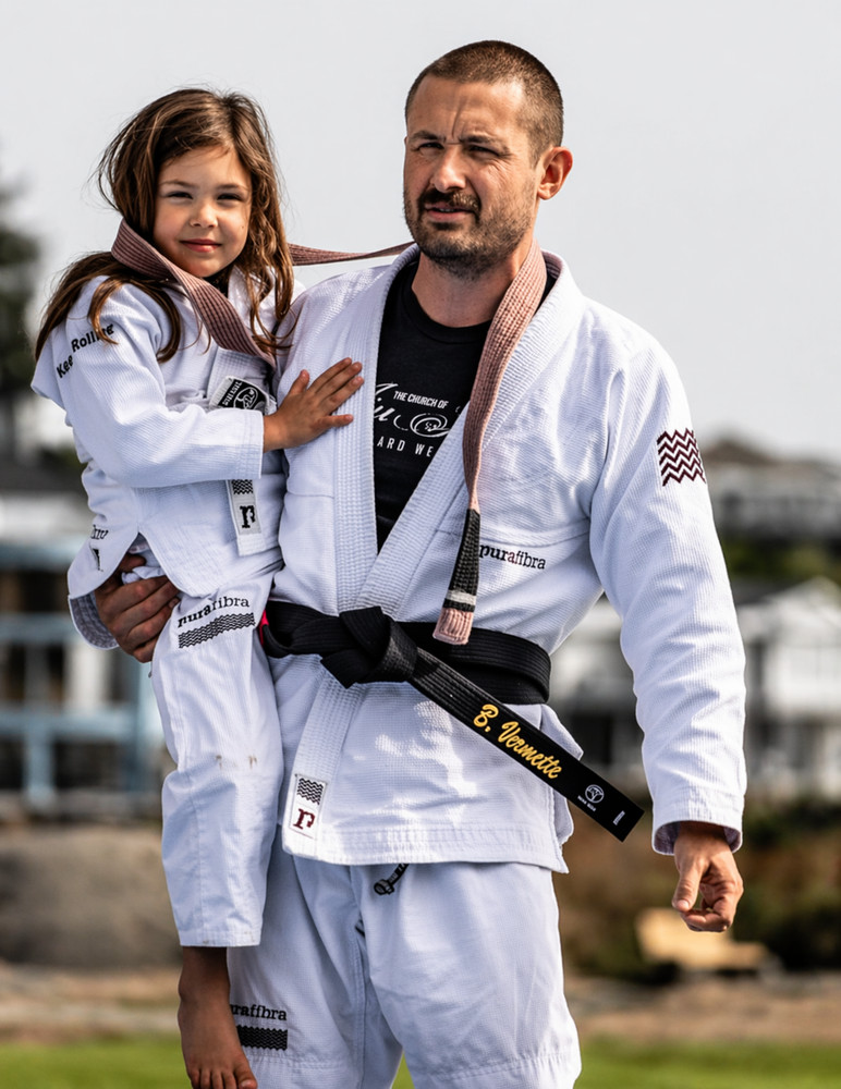 Pura Fibra Kids BJJ Gi Brazilian Jiu Jitsu Uniform Youth M000-M5 Blue Black Whit