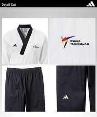 Adidas Poomsae WT Dan Uniform (Male) Taekwondo Dobok TKD Male Tae Kwon Do