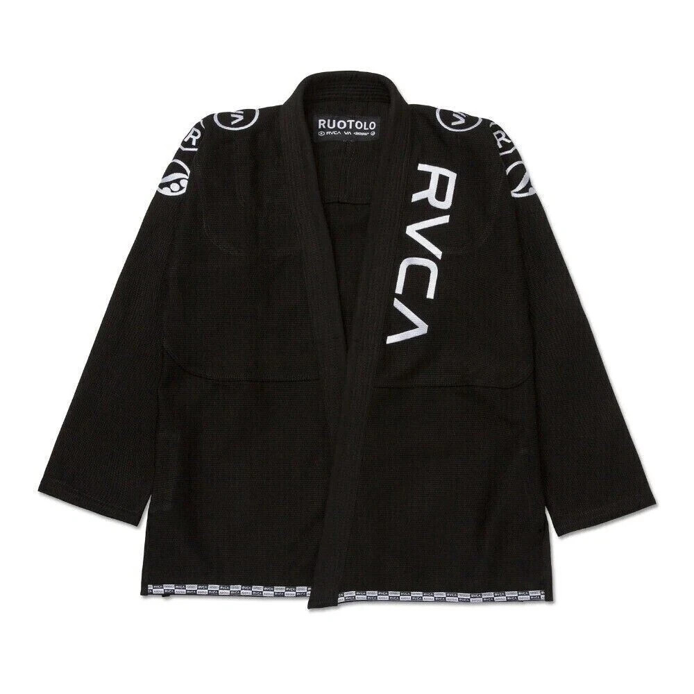 Black Shoyoroll BJJ Gi Jiu-Jitsu RVCA X Kimono Roots With Bag