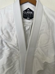 Classic Kimono Full Set (Adult Size AO) White Heavyweight Cotton Jiu Jitsu J1