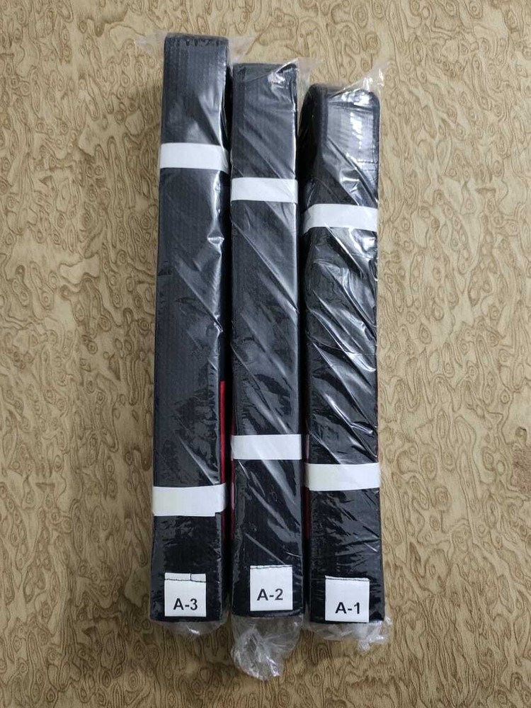 Brazilian jiu jitsu belts pearl weave Master belts set of 3 belts A1, A2, A3.