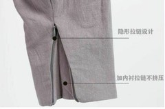 Buddhist Zen Martial Arts Linen Pants High Quality Shaolin Monk Kung Fu Pants