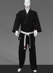 KANKU Karate Uniform Black 12 oz Heavy Weight Martial Arts