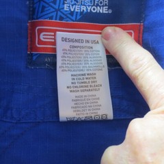 Gracie Barra Equipe Jiu Jitsu Gi Youth Jacket Blue BJJ Active Kimono Jacket Y4