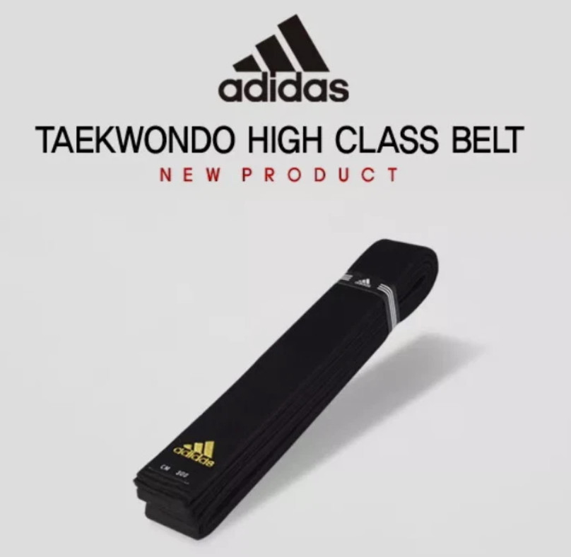Adidas Master Black Belt 260cm Taekwondo Karate Judo Hapkido Belt