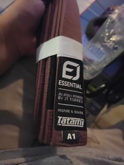 Tatami Essentials Brazilian Jiu Jitsu JT Torres Size A1 Belt