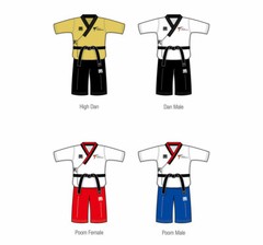 MOOTO Poomsae Uniform Key Chain Martial Arts Accessory Keyring Key Holder