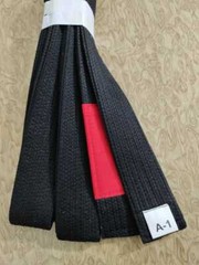 Pearl weave bjj belt thick master belt bjj belt set of 3 belts A1,A2,A3 sizes .