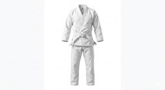 BJJ Jiu Jitsu Martial Arts Gi Uniform Judo Training Suit with FREE White Belt