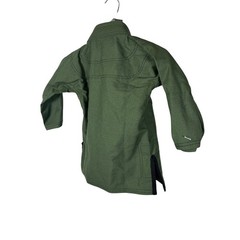 Hawk Jiu Jitsu Brazilian Martial Arts Gi Jacket Olive Green K00 100% Cotton