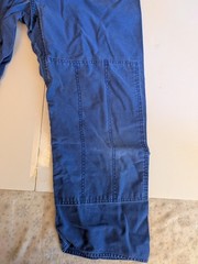 Vulkan Pro Lite BJJ Pants A3 Blue Drawstrings 100% Cotton Size W38 Inseam 26