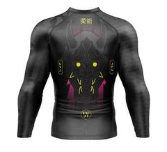 Fuji Oni Legend Flex Lite Mens MMA BJJ Jiu Jitsu LongSleeve LS Rashguard – Black