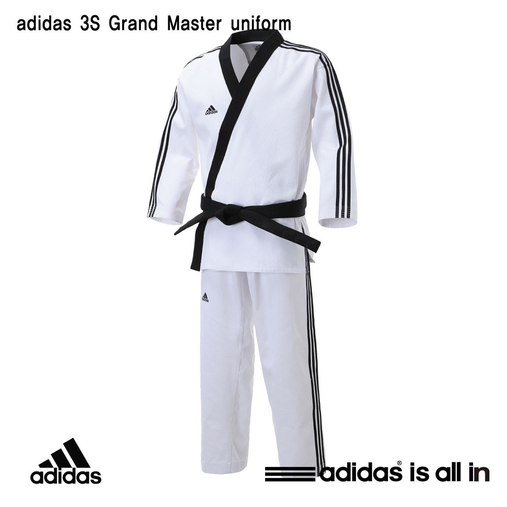 Adidas New 3S Grand Master Uniform/Taekwondo Dobok/ITF style/HAPKIDO Uniform