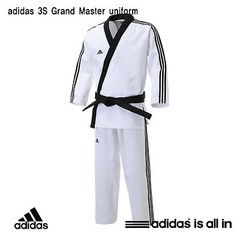 Adidas New 3S Grand Master Uniform/Taekwondo Dobok/ITF style/HAPKIDO Uniform