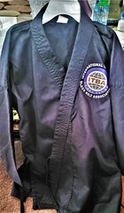 NEW ITBA Martial Arts MACS TAEKWONDO Shirt AND PANTS Kids BLACK SET SIZE 400 2