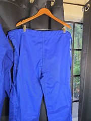 Fuji Kimonos Gi Set Men Sz 5 Blue Jiu Jitsu Uniform Jacket Pants Traditional