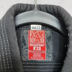 Break Point VI Levels Gi Kimono Mens A1 Black Top Pants Gracie Jiu Jitsu BJJ Set