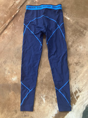 93 Brand Standard Issue Seek Higher Grounds Blue Grappling Tights Sz S