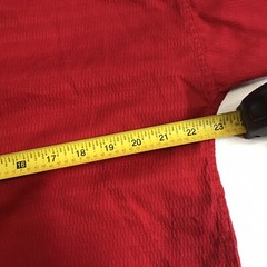 Adidas Taekwondo Korea Uniform Shirt Mens Size 3(170cm) Red