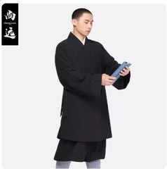 Cotton Linen Buddhist Monk Kung Fu Tai Chi Shaolin Temple Set Meditation Uniform