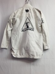 Kingz Kimono Gym BJJ Gi Jacket Size Youth M3 White Top Only