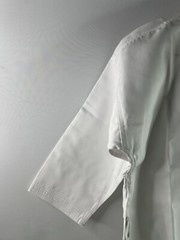 Taekwondo Karate Martial Arts Kid Youth Size 2 White Pants Shirt Set with Belt