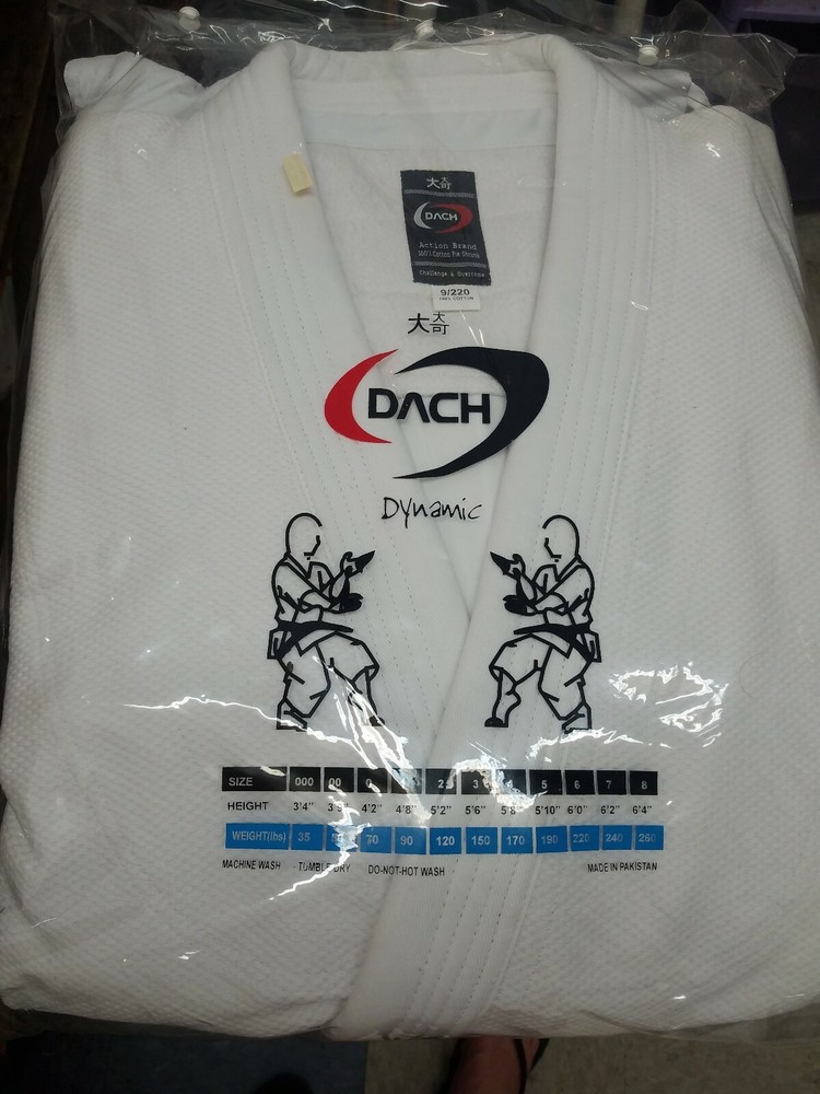 New Dach Heavyweight Gi Mens Rare Size 9 100% Cotton