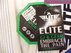 Elite Sports ET500 White Size A2 Kimono Juijitsu Uniform
