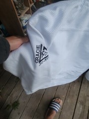 Gracie Barra GI White  – Size 12 – GOOD CONDITION!