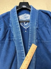 KiNGS Mens F2 Blue Jiu Jitsu MMA Martial Arts Kimono Jacket Top