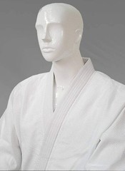 Thapur Sports Elite Single Weave Judo Uniform – White – 500 GSM – Free Belt