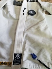 Kingz Size M1 Kimonos BJJ Top White Fighting Cotton Martial Arts Basic See Pics