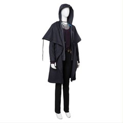 Teen Titans Rachel Roth Raven Cosplay Costume Outfit Hooded Jacket Cloak’