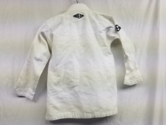 Maeda Red Label Jiu Jitsu for Kids Youth White Size M0 Top Only
