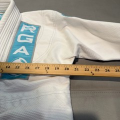 Fuji Renzo Gracie Jiu-Jitsu BJJ MMA Gi Kimono White/Blue Women WC2 Jacket Top