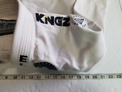 Kingz Size M1 Kimonos BJJ Top White Fighting Cotton Martial Arts Basic See Pics