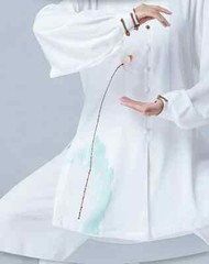 Tai Chi Clothes Wushu Kung Fu Dress Martial Art Uniform Painting Breathable