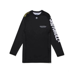 Shoyoroll Brazil Kimono V1 Rash Guard LS And V1 Fitted Shorts (Black)
