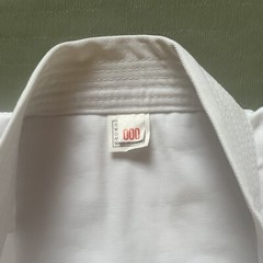 Karate Gi HSU Medium weight White 100% Cotton Size 000