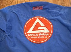 Gracie Barra Equipe BJJ Jiu-Jitsu Gi Uniform Set Kids Y5 Blue
